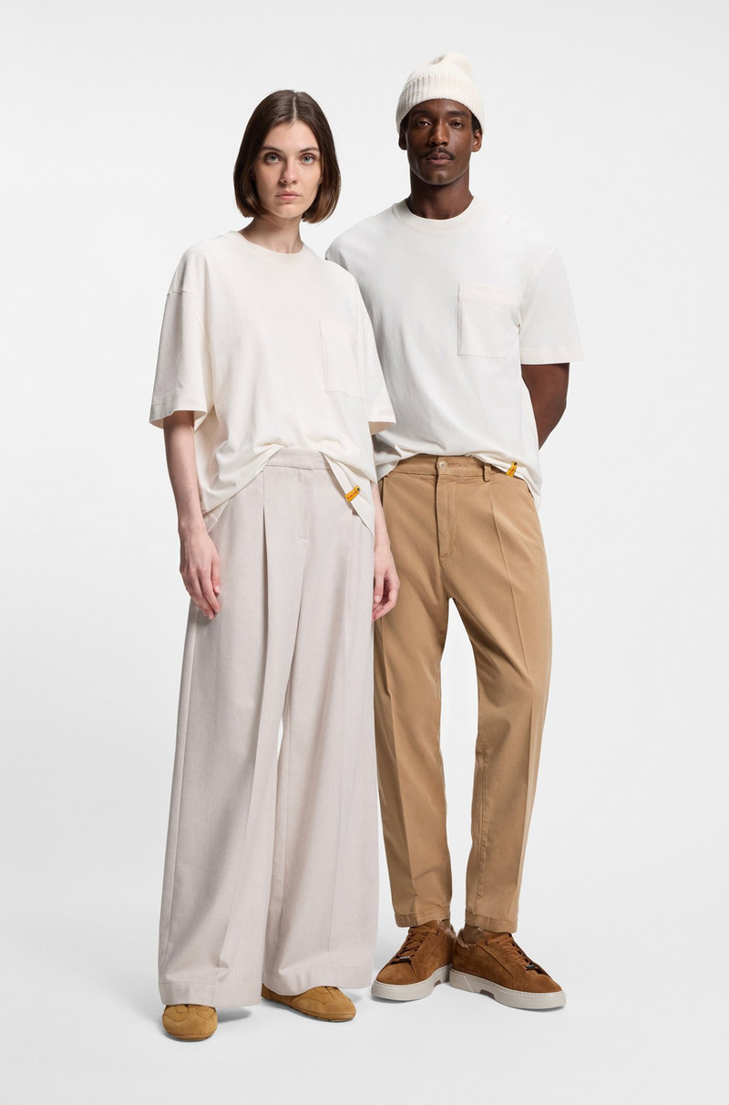 BOSS BOSS X STEIFF ALL-GENDER T-SHIRT IN COTTON outlook