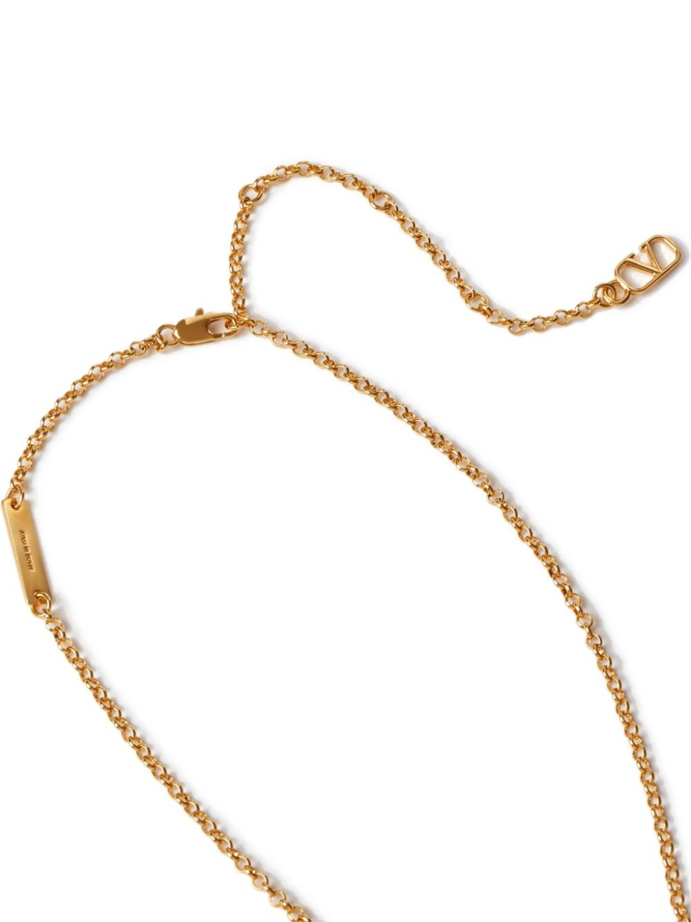 VLogo Signature pendant necklace - 4