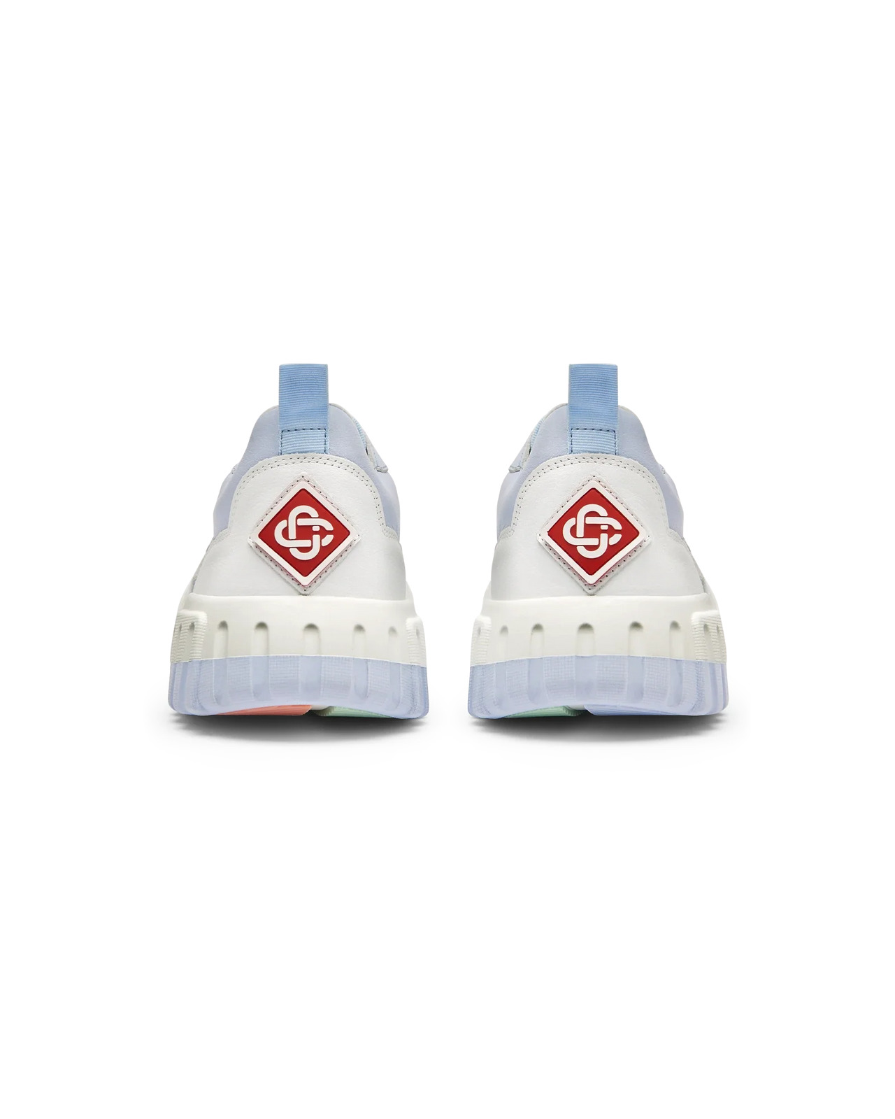 Mens The Court White & Powder Blue Sneaker - 9