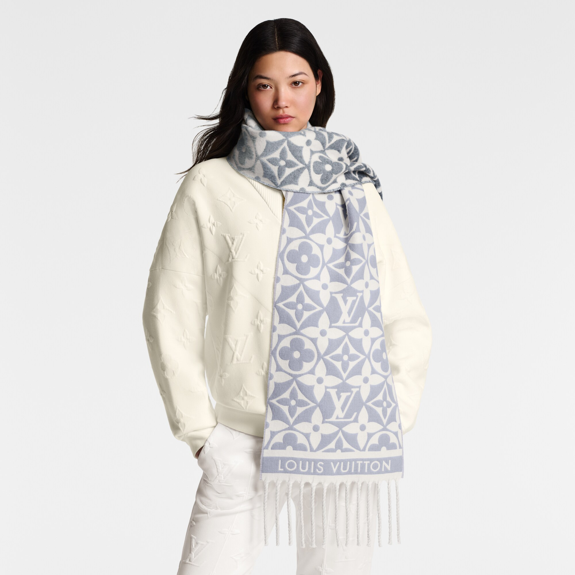 LV Frosty Gradient Scarf - 4