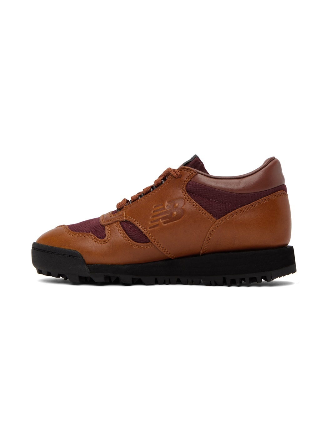 Brown & Burgundy Rainier Low Sneakers - 3