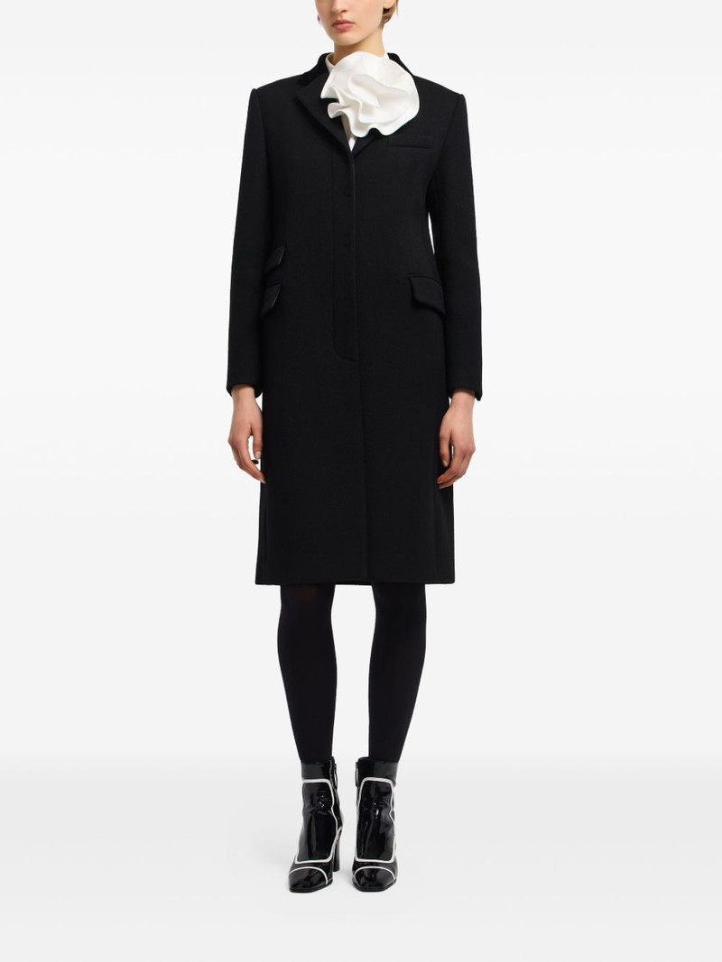 EMPORIO ARMANI single-breasted coat outlook