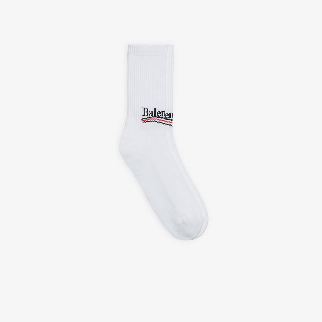 Men's Political Campaign Tennis Socks in White - 1