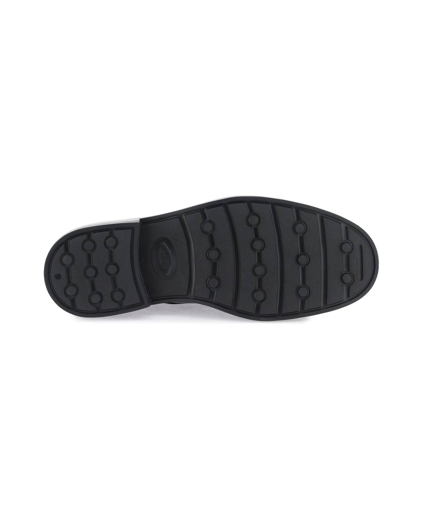 Leather Lace-up Shoes - 5