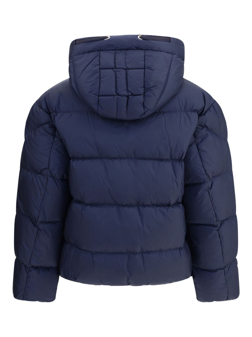 hooded quilted down jacket - 2