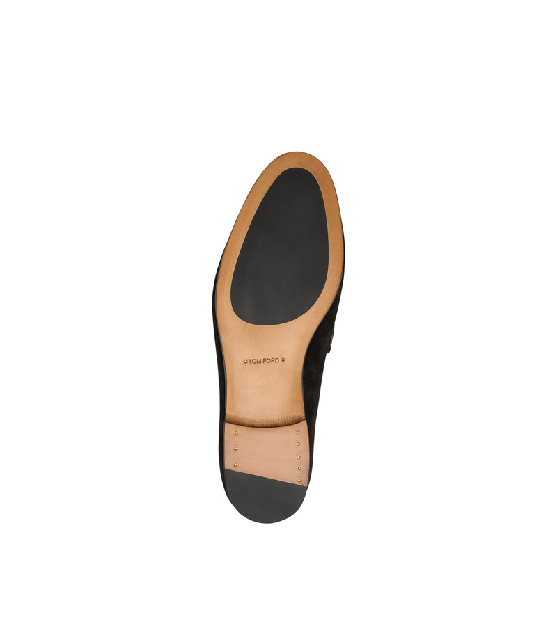 SUEDE LIAM CHAIN LOAFER 4