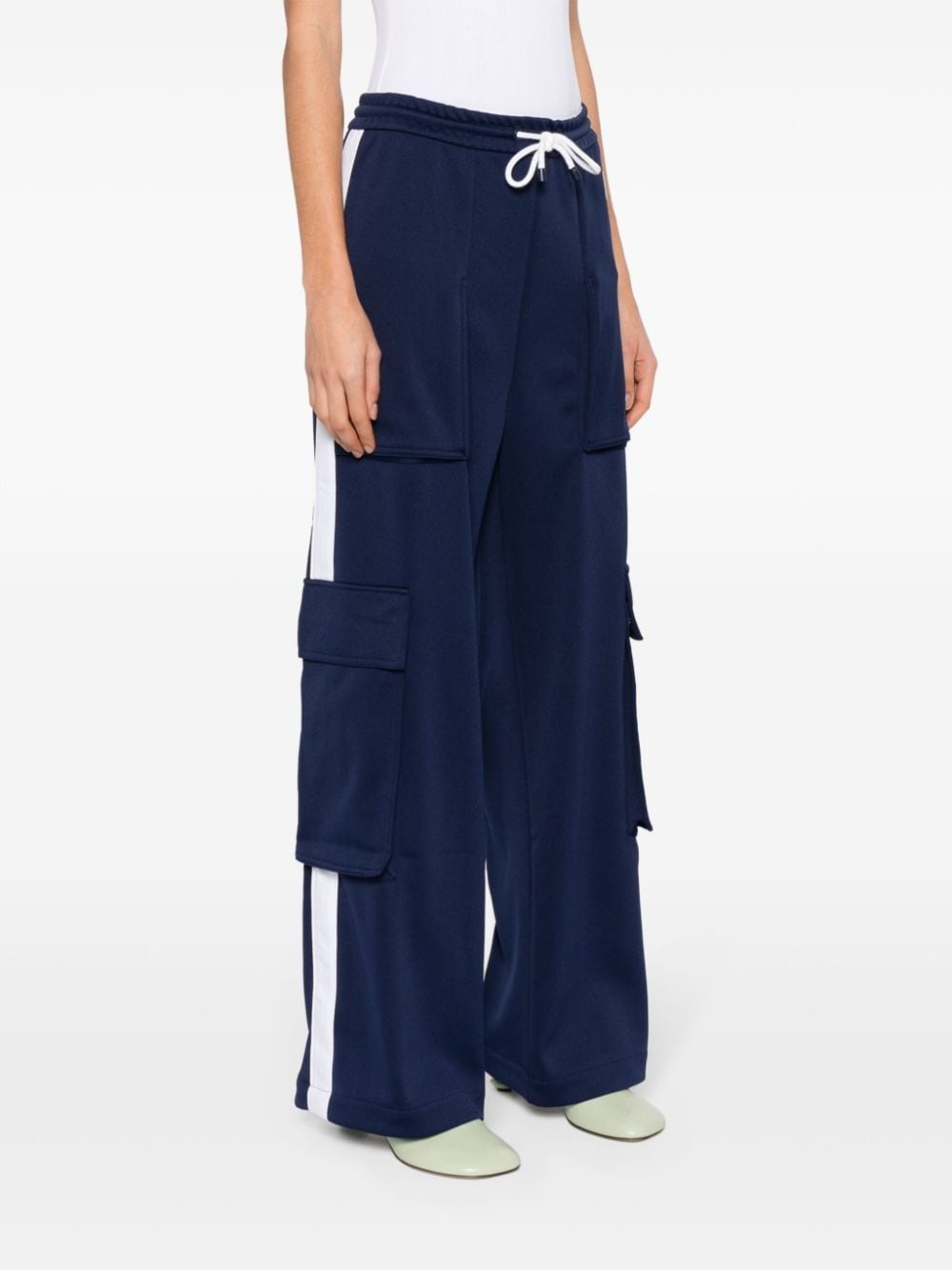 straight-leg cargo track pants - 3