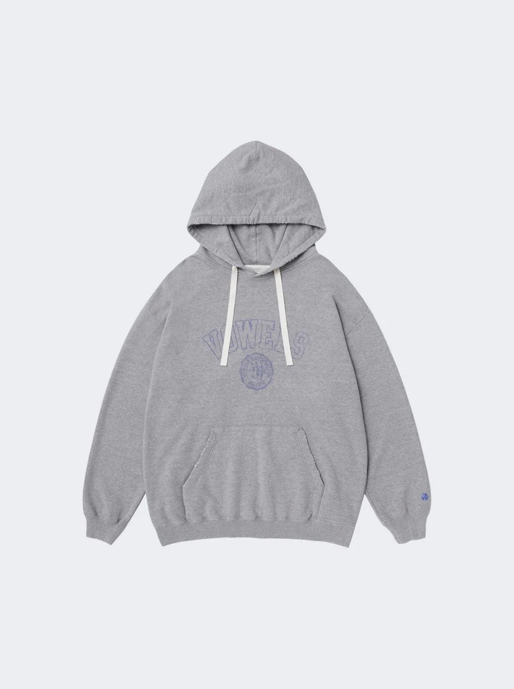 Faded Collegiate Hoodie Heather Grey - 1
