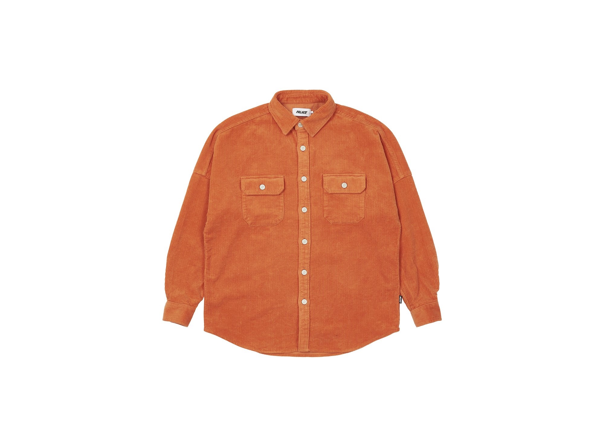 WASHED DROP SHOULDER CORD SHIRT BRANDY - 2