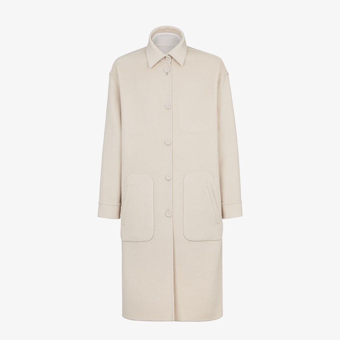 White cashmere coat - 4