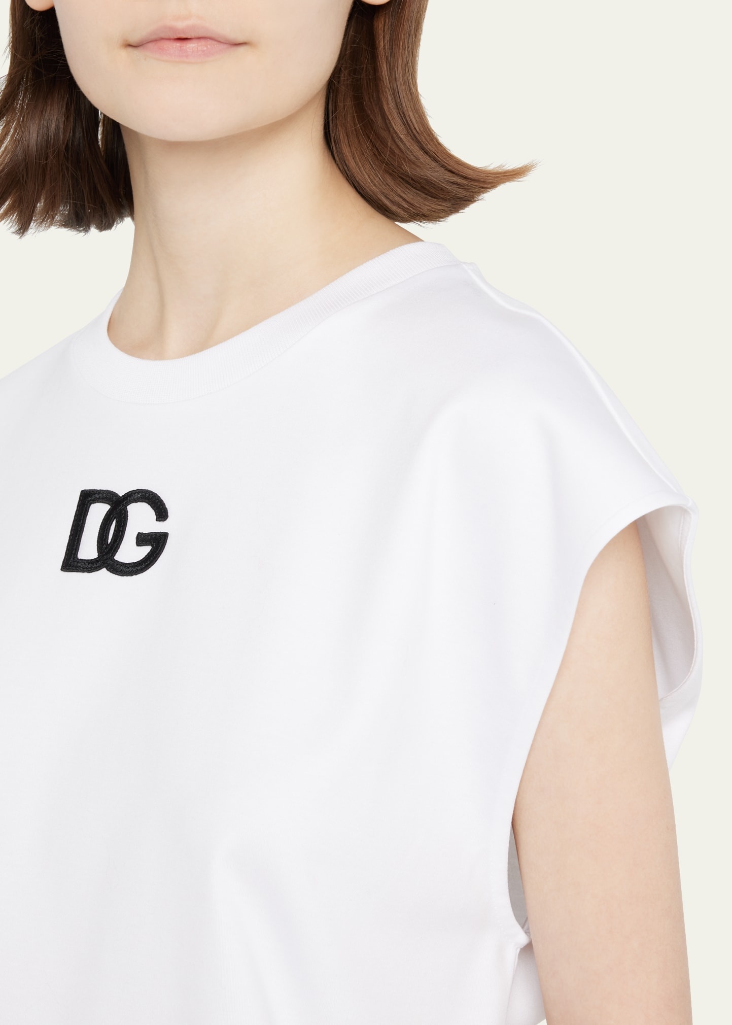 Interlock Jersey Top With DG Logo Patch - 5