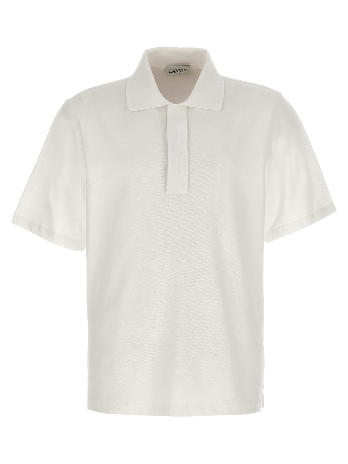Logo  Shirt Polo White - 1