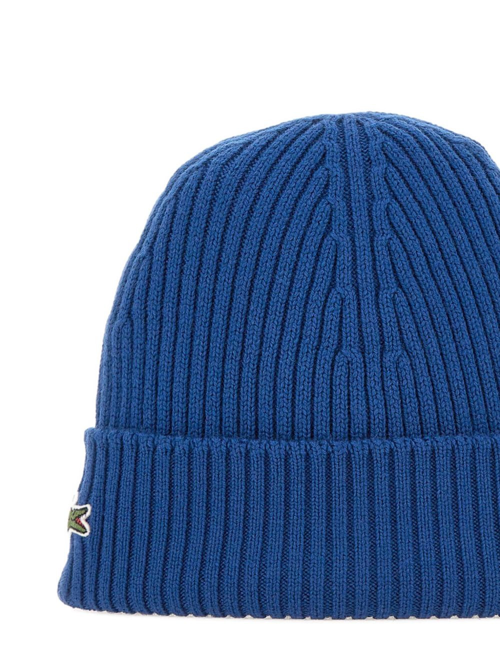 ribbed logo-patch beanie - 4
