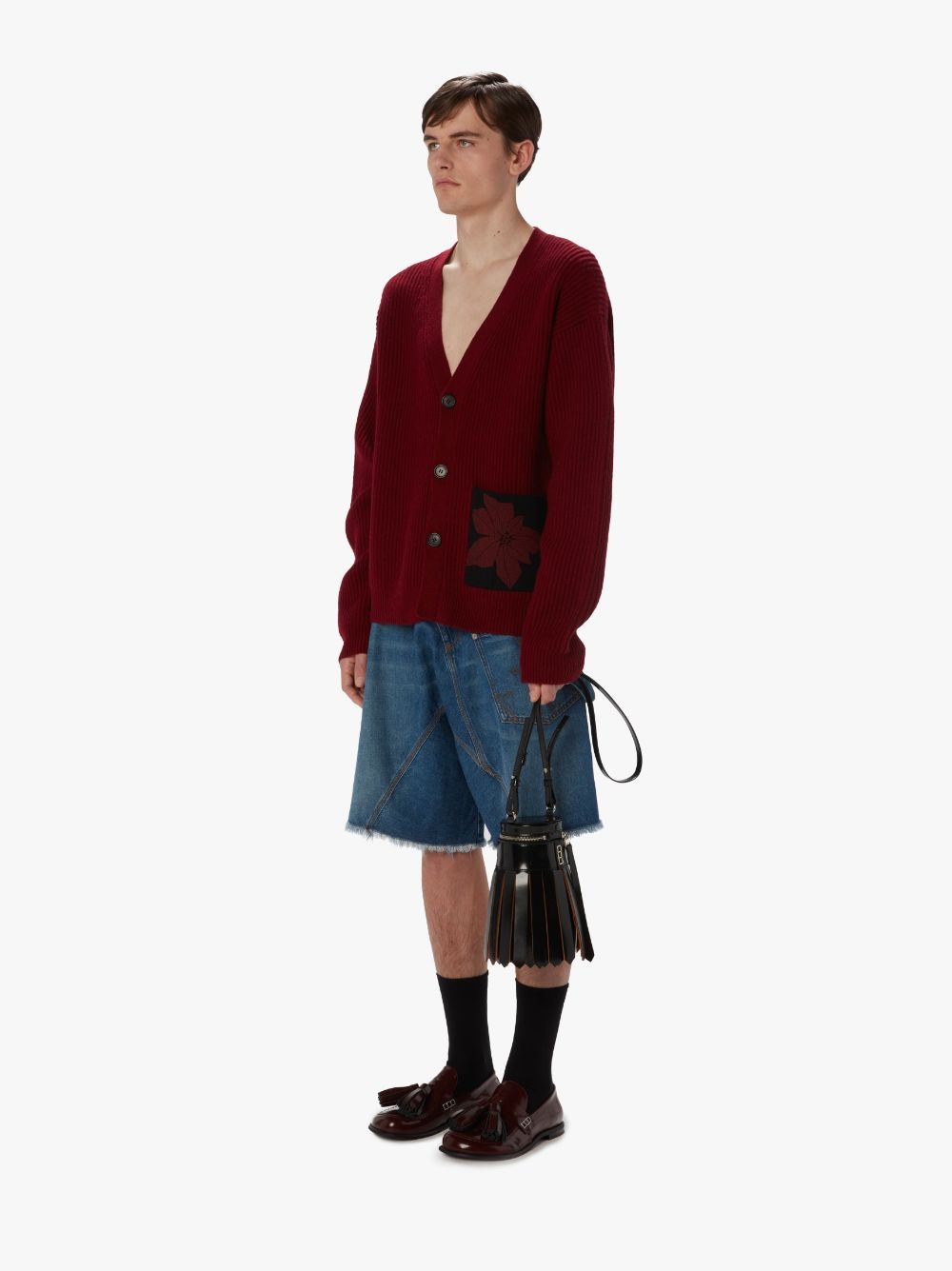 TASSEL BAG - LEATHER CROSSBODY BAG - 6