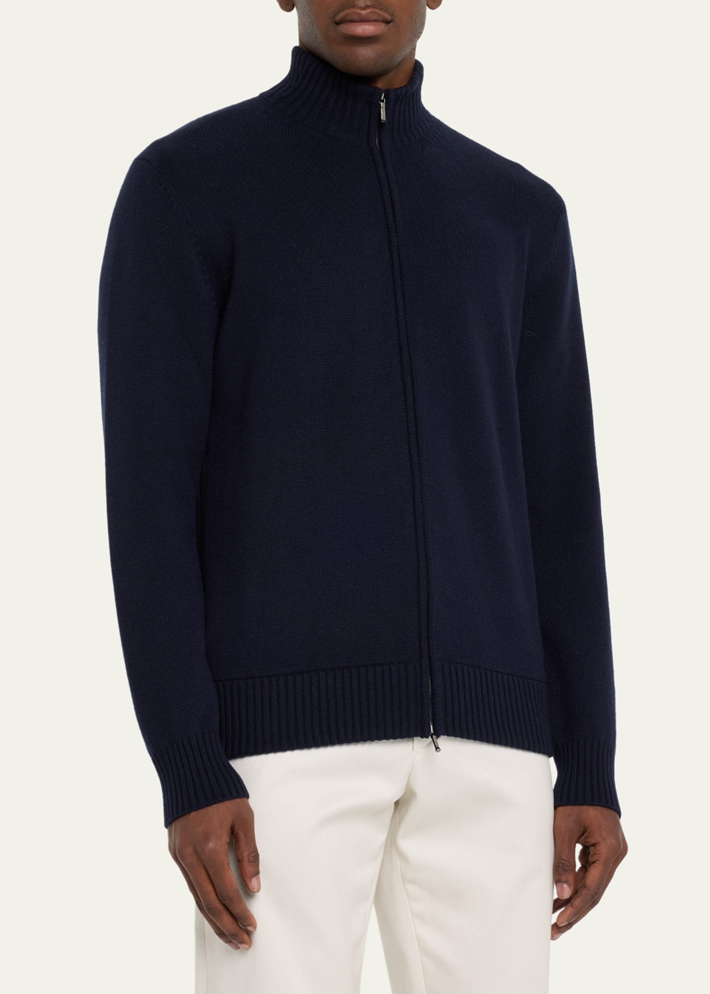 Men's Cashmere Parksville Full-Zip Sweater - 4