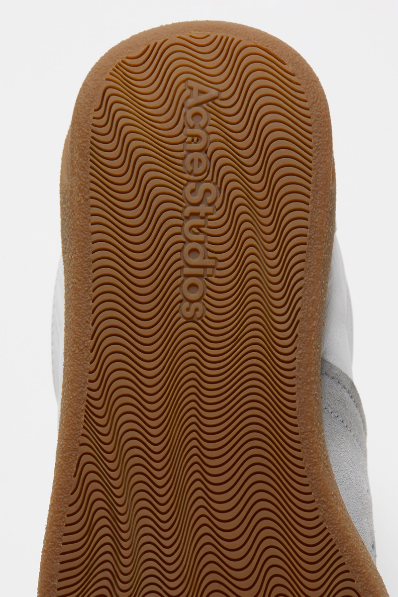 Lace-up sneakers - White/brown 7