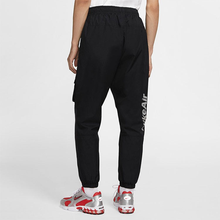 Men's Nike Air Casual Woven Black Long Pants/Trousers CU4144-010 - 4