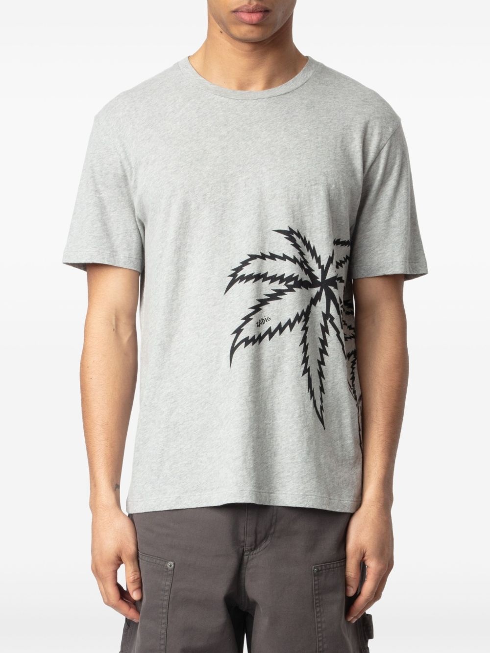 graphic-print organic-cotton t-shirt - 4
