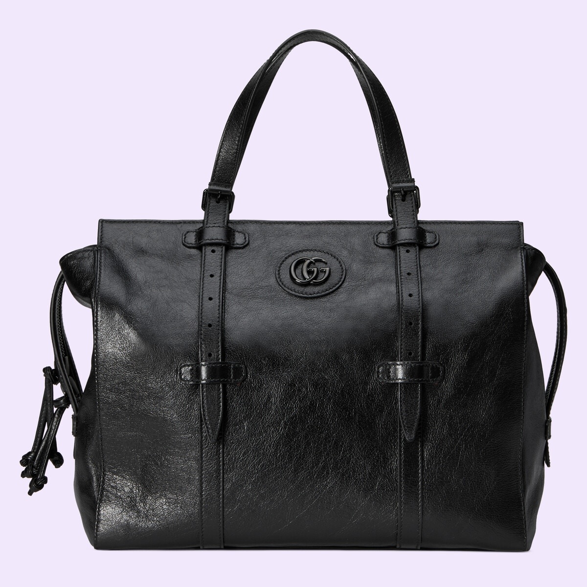 Medium tote bag with tonal Double G - 1