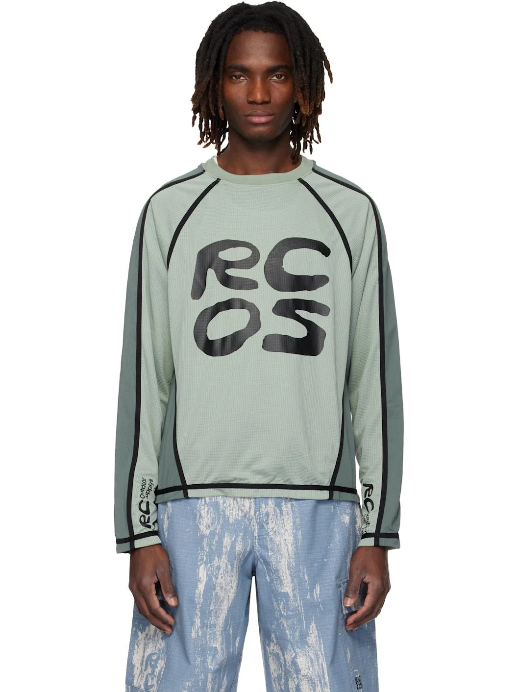 Green Sierra Bike Jersey T-shirt - 1