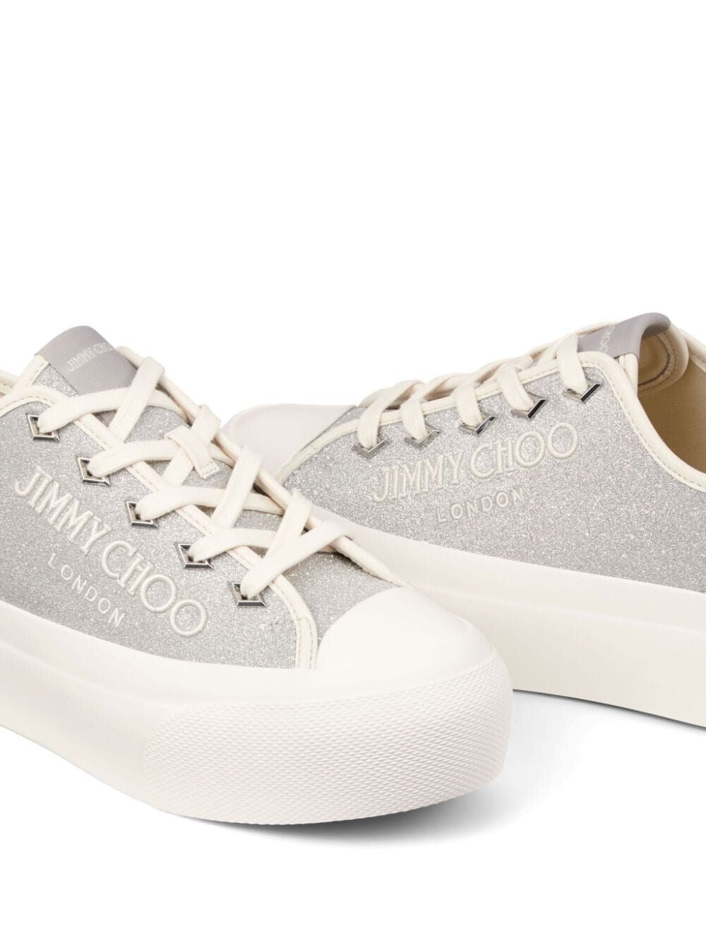 Jimmy Choo Women Palma Maxi Glittered Sneakers - 4