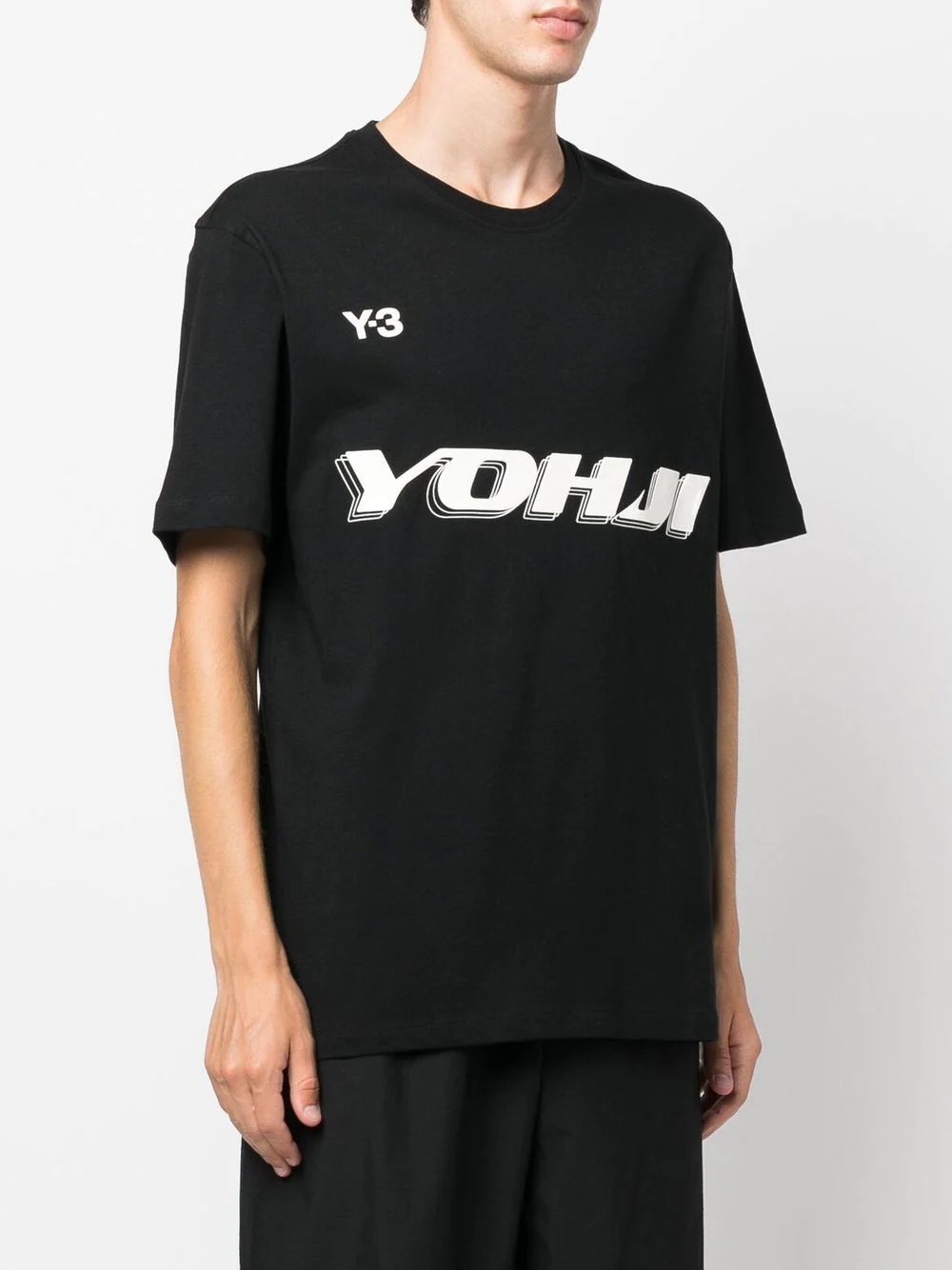 logo print T-shirt - 3