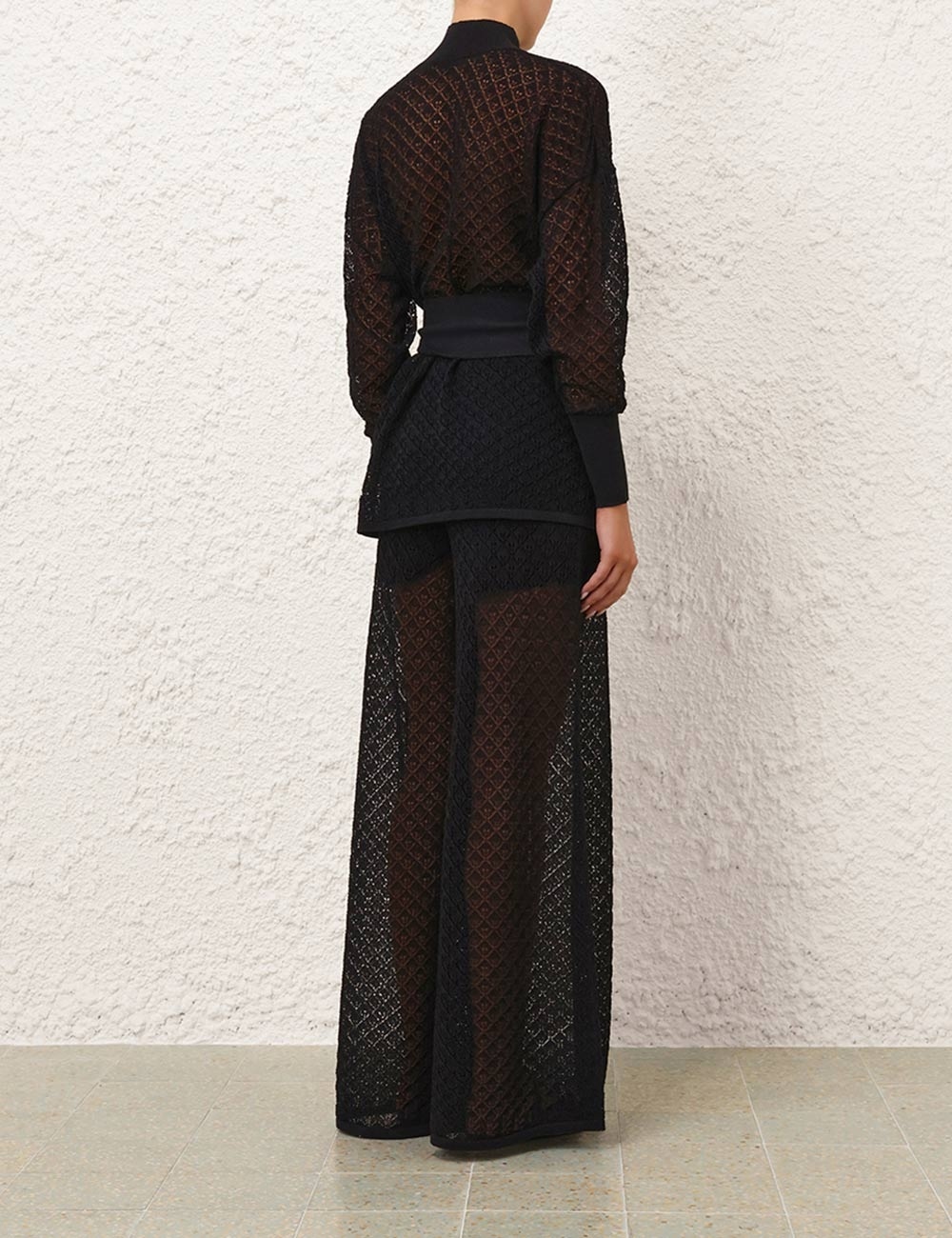 CRUSH POINTELLE BATWING TOP - 4