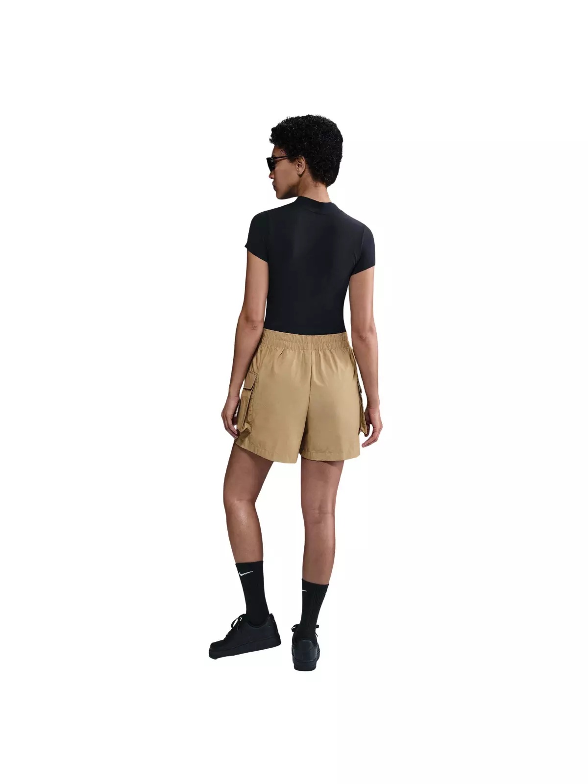 Women's Sportswear Essential Woven High-Waisted 5" Cargo Shorts - 2