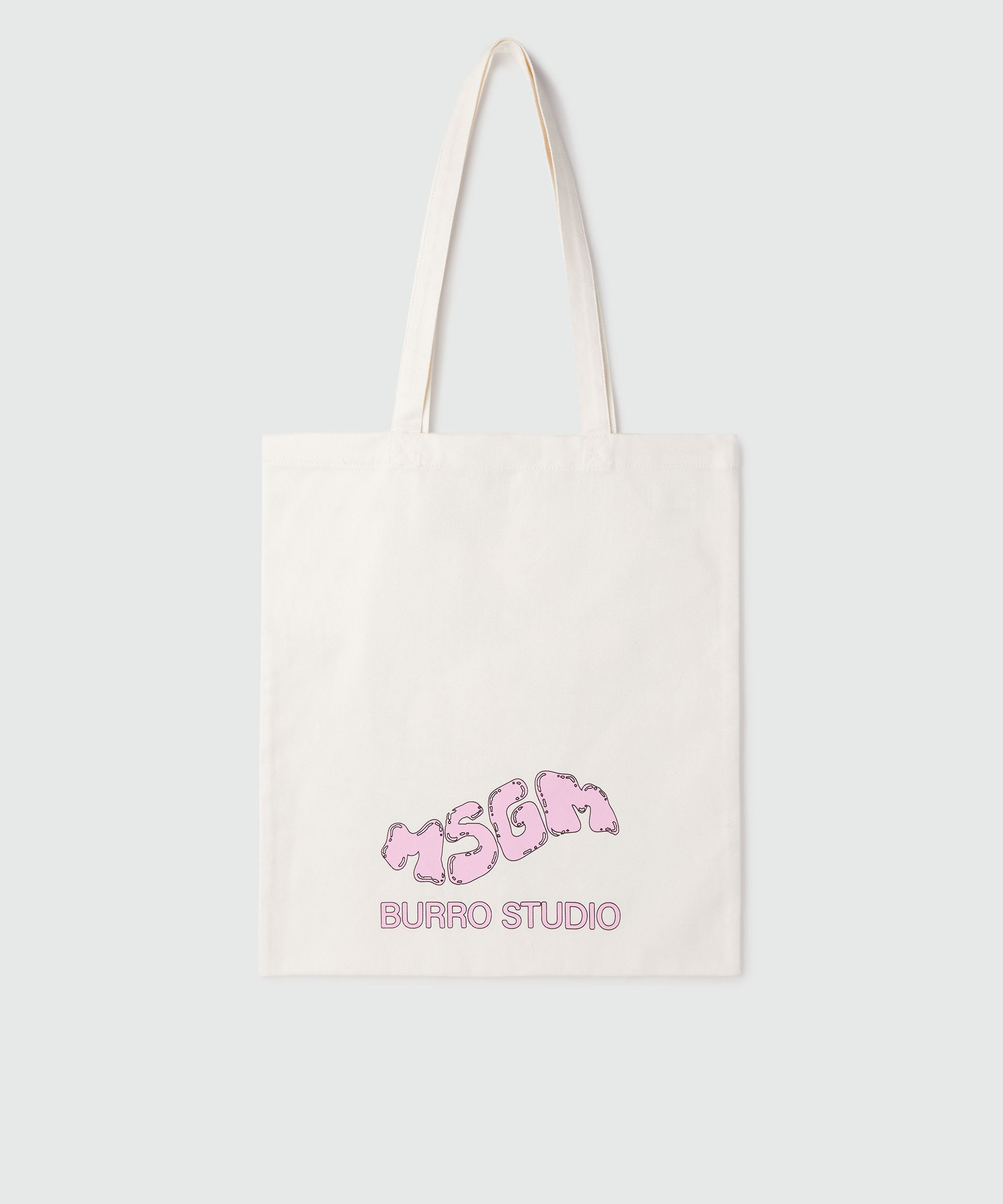 Organic cotton "Fantastic Green Burro Studio" beige tote bag - 2