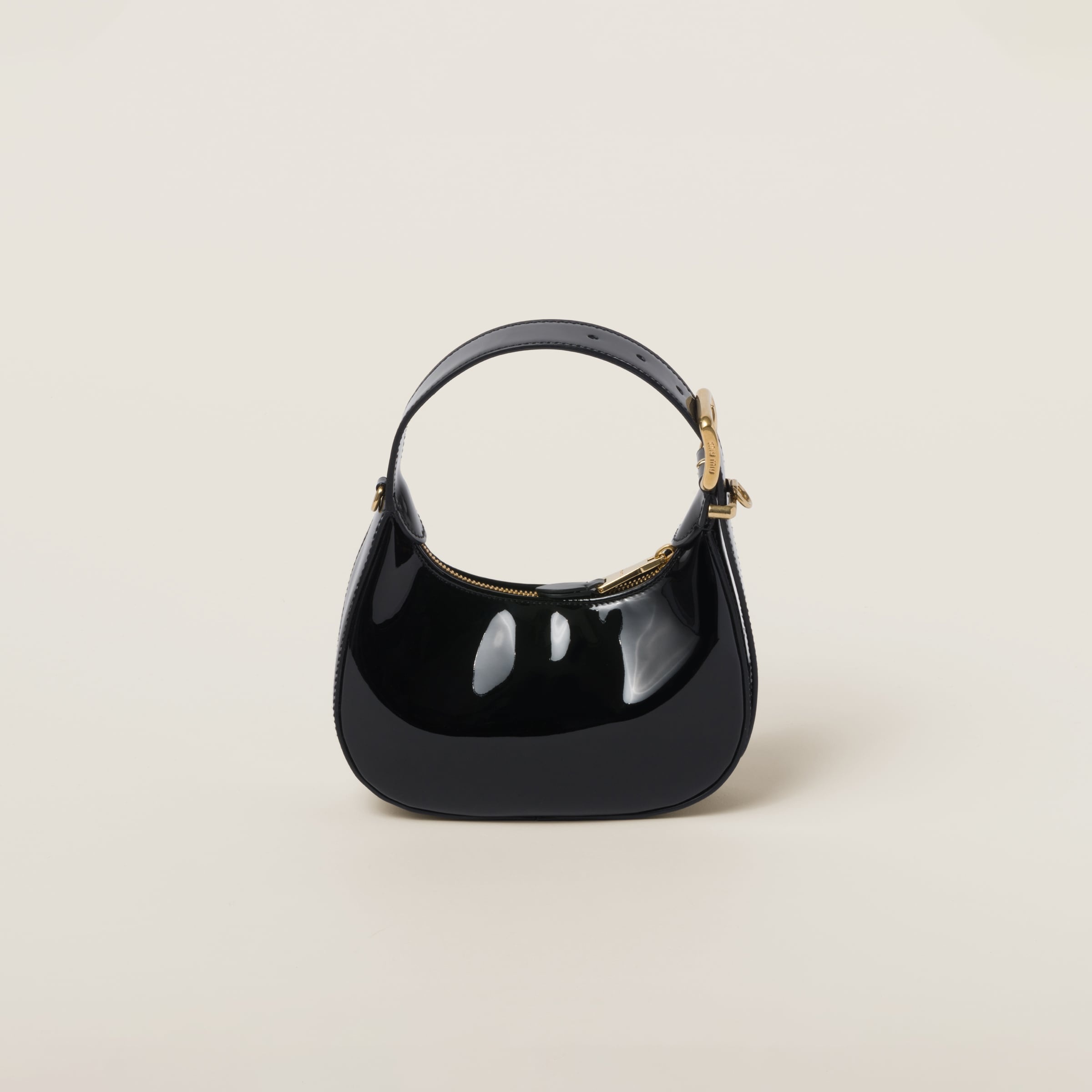 Patent leather hobo bag - 4