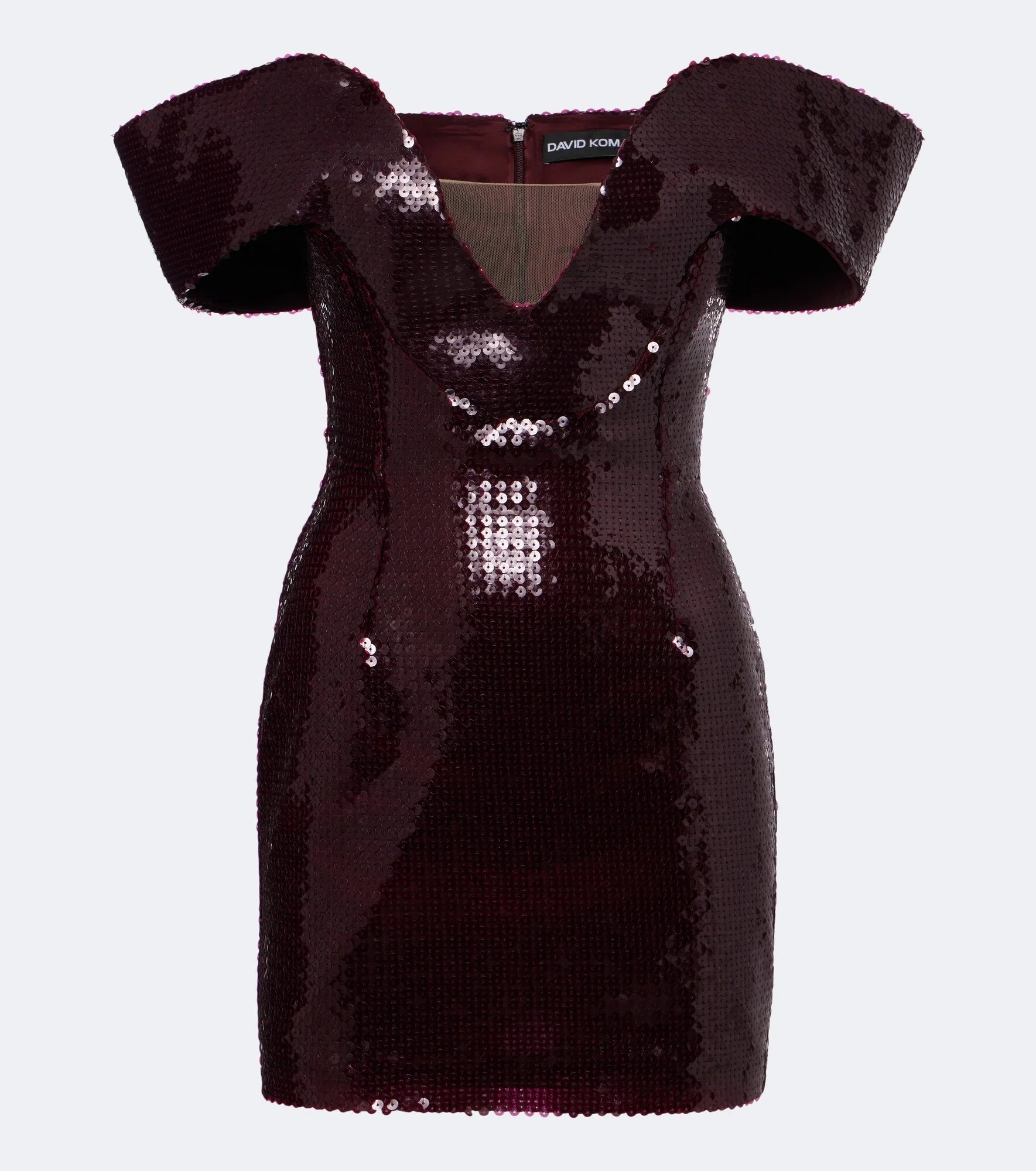 Sequined off-shoulder minidress - 1