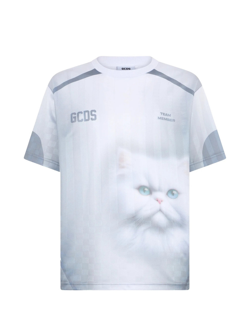 Gcds Cat-print T-shirt 1