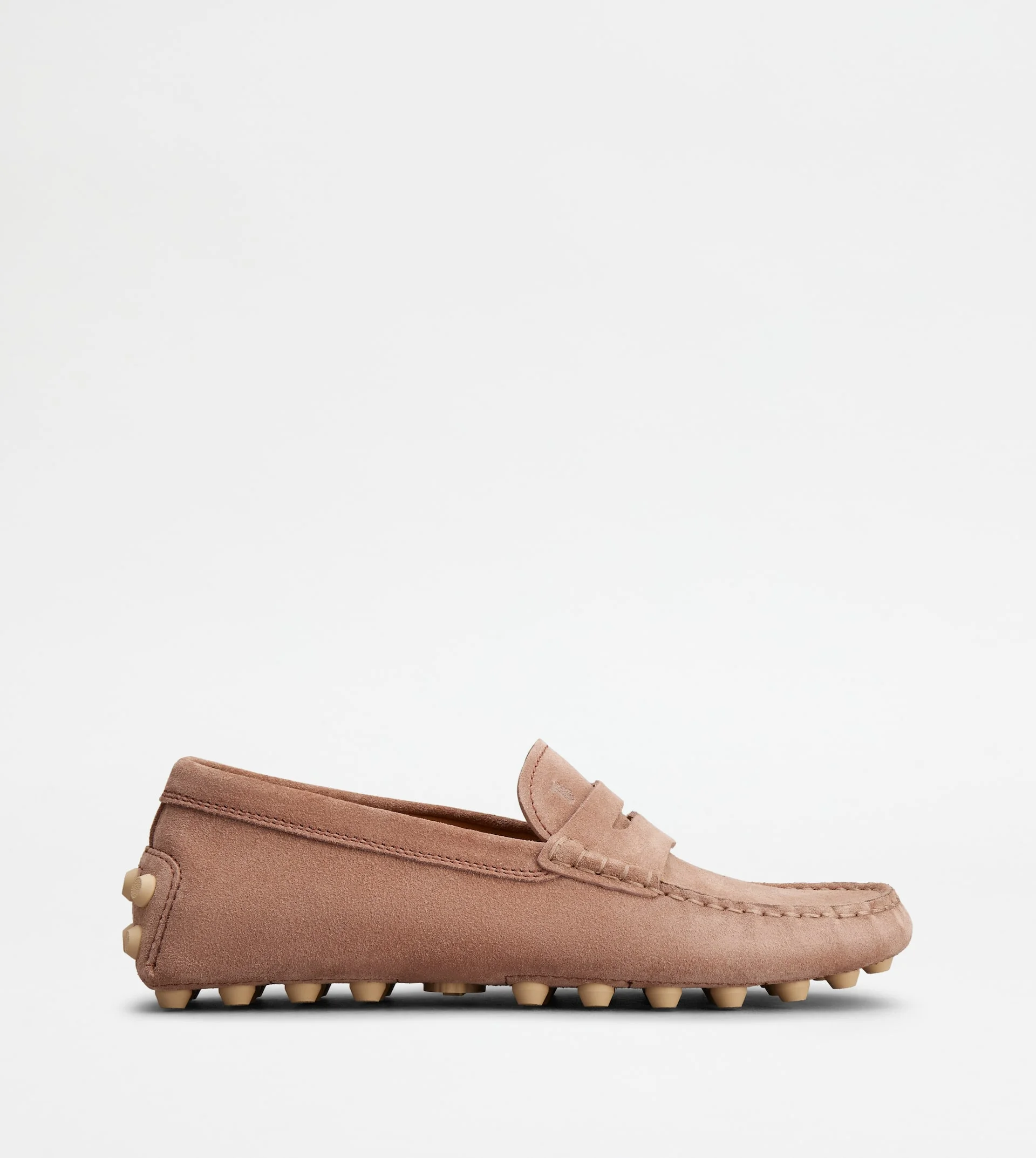 GOMMINO BUBBLE LOAFERS IN SUEDE - PINK - 1