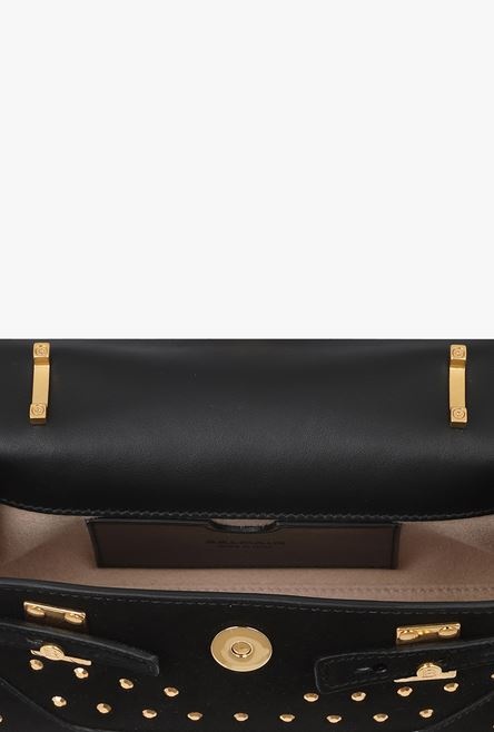 Bicolor black and gold leather B-Buzz 19 bag - 6