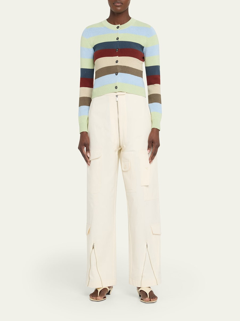 CHRISTOPHER JOHN ROGERS Flight Suit Cargo Cotton Trousers outlook
