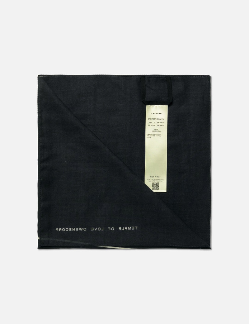 Rick Owens DRKSHDW printed scarf outlook