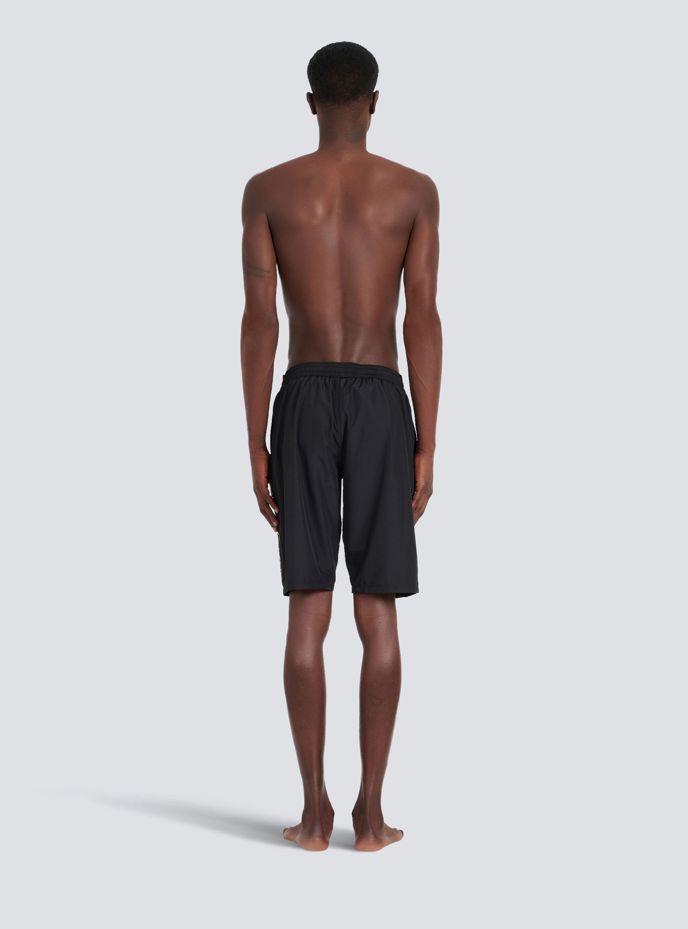 Balmain logo swim shorts - 4