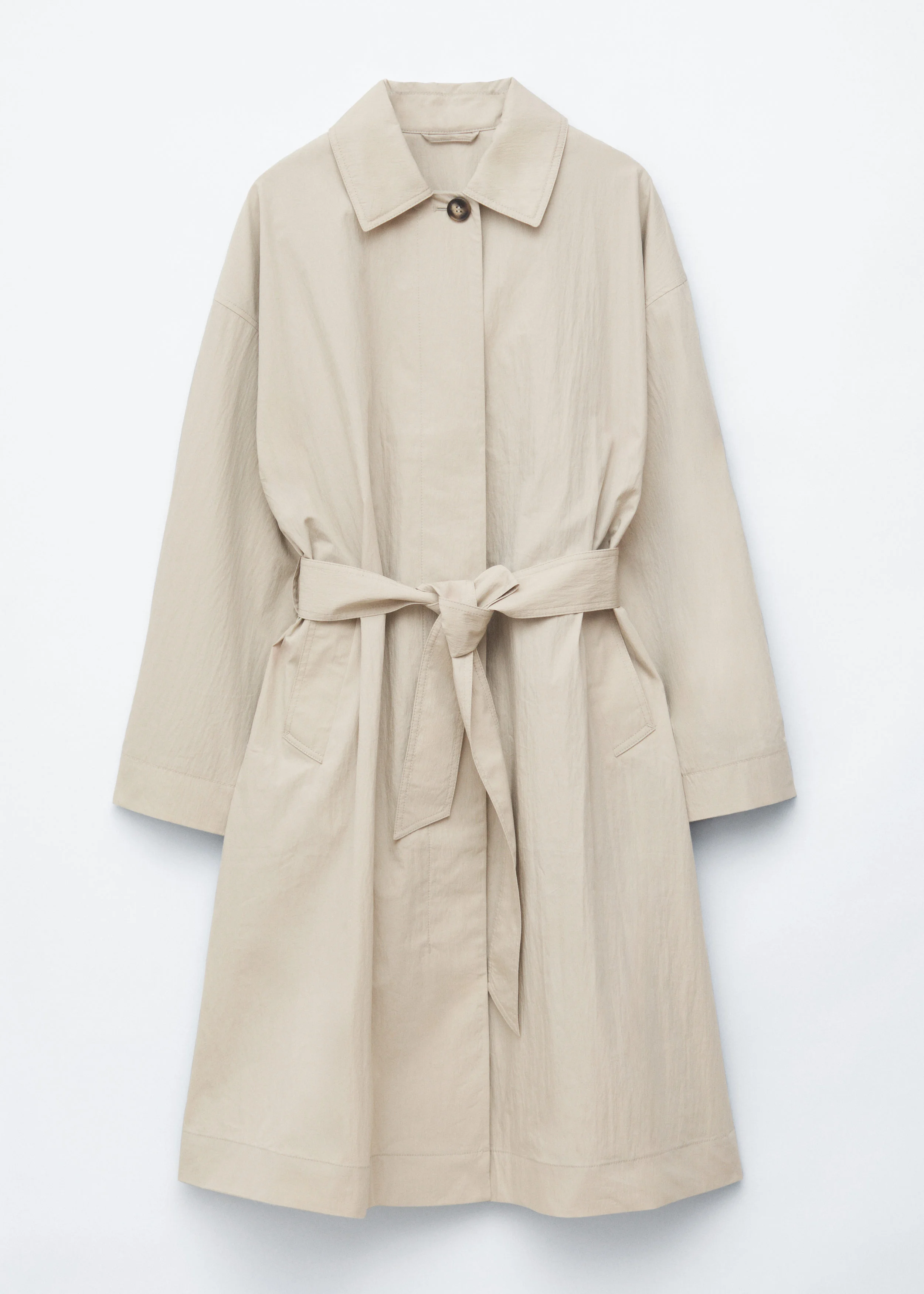 Belted Car Coat - 1