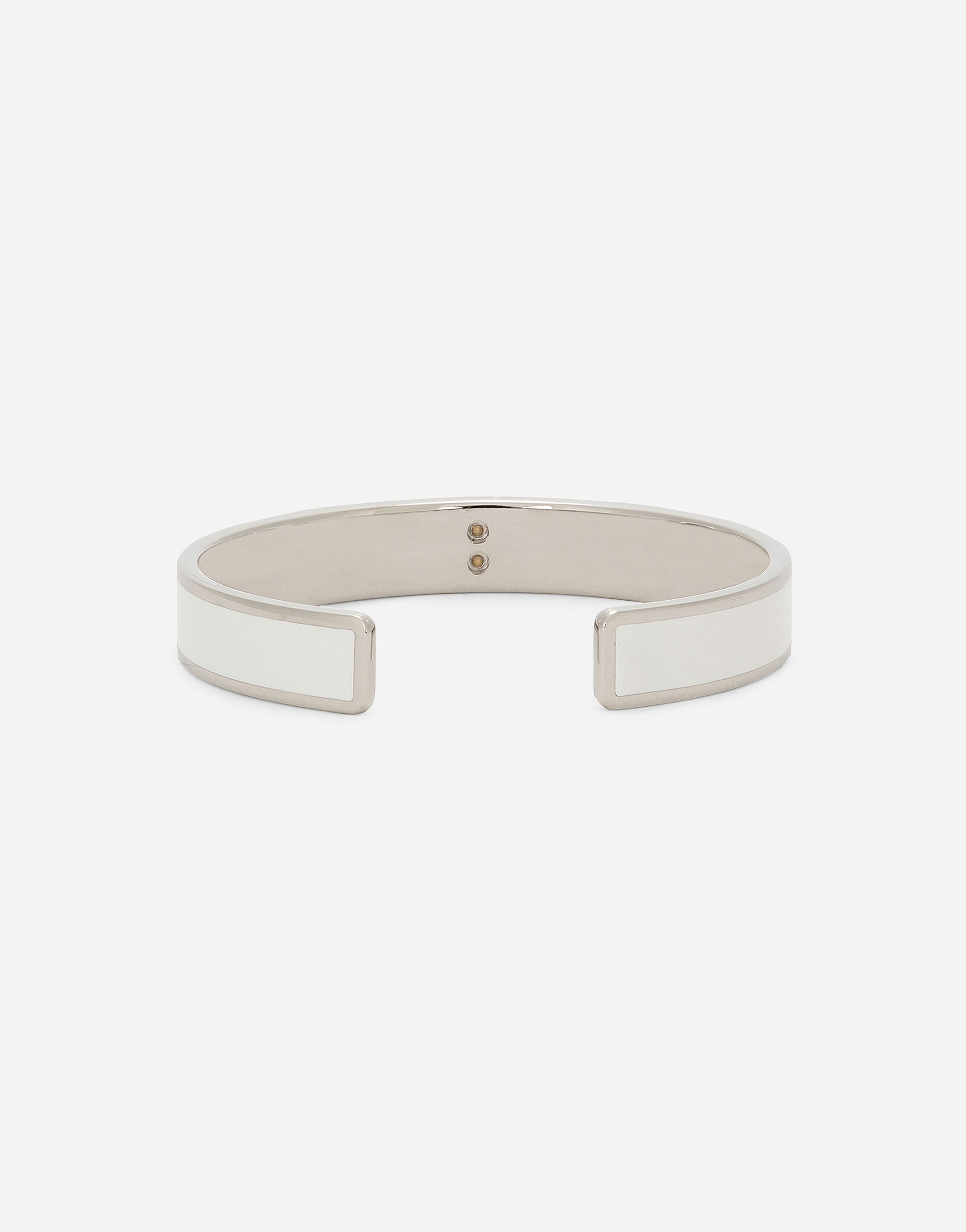Rigid enameled bracelet with DG logo - 4