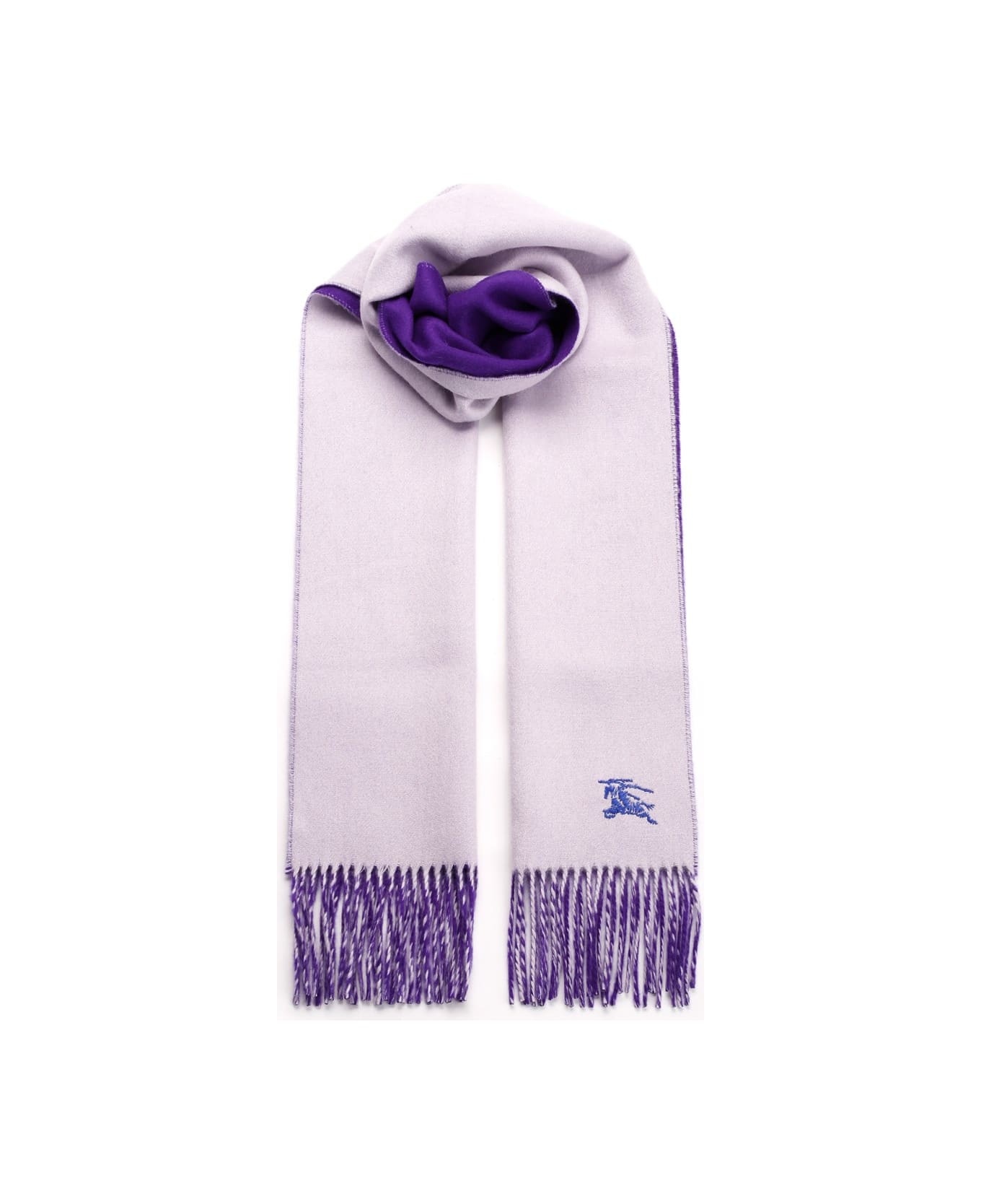 Purple Cashmere Scarf - 1