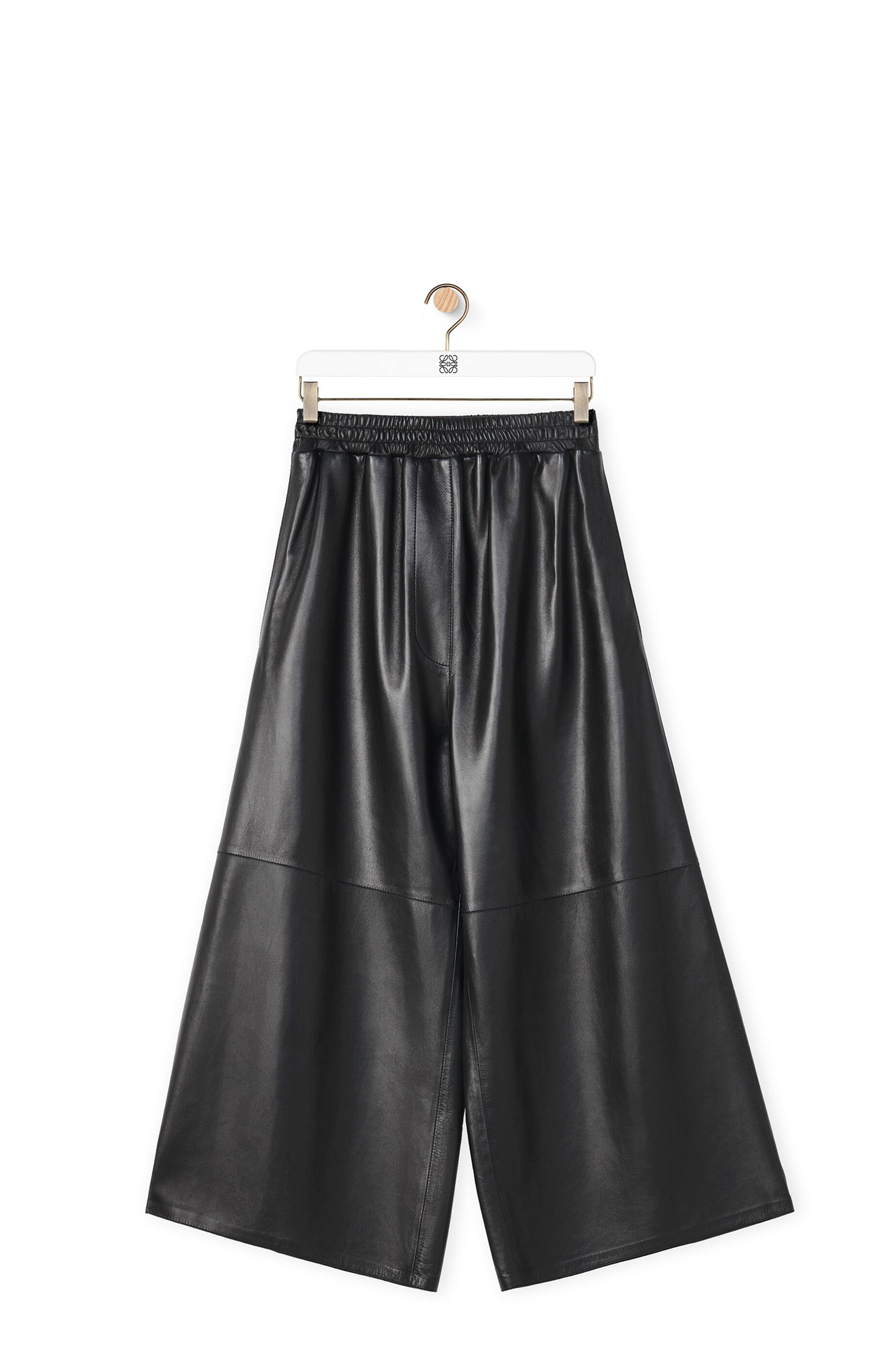 Cropped trousers in nappa - 1