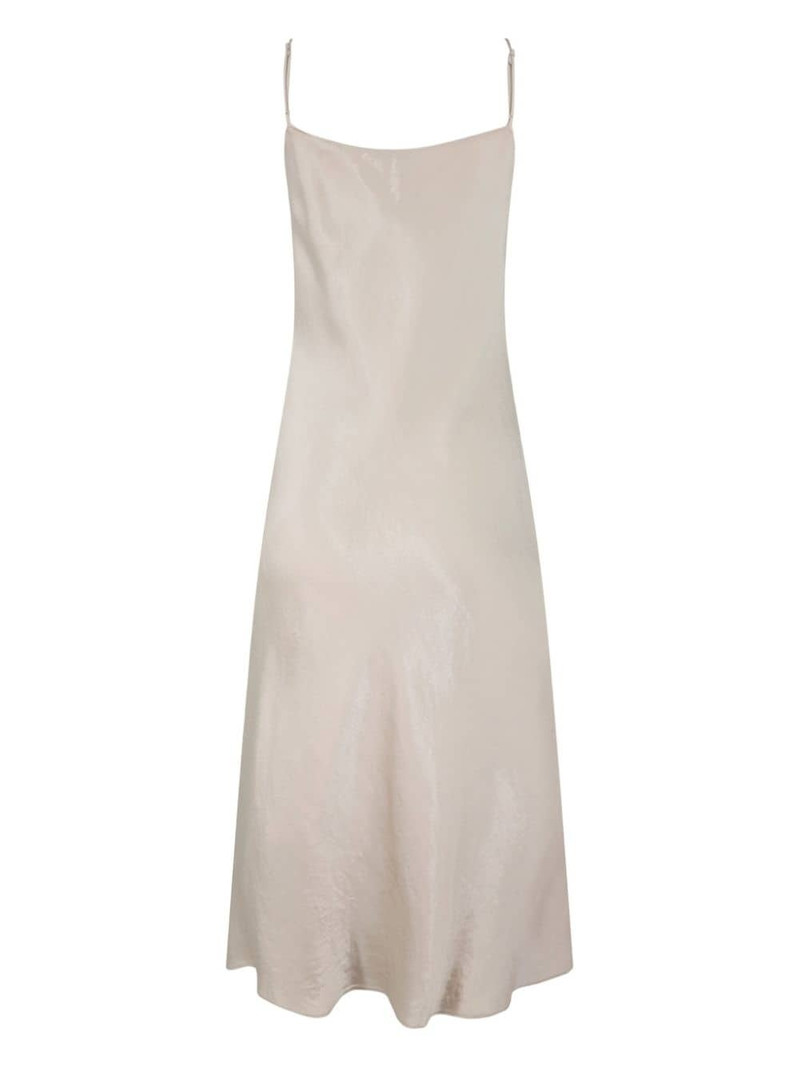 Vince satin midi slip dress outlook