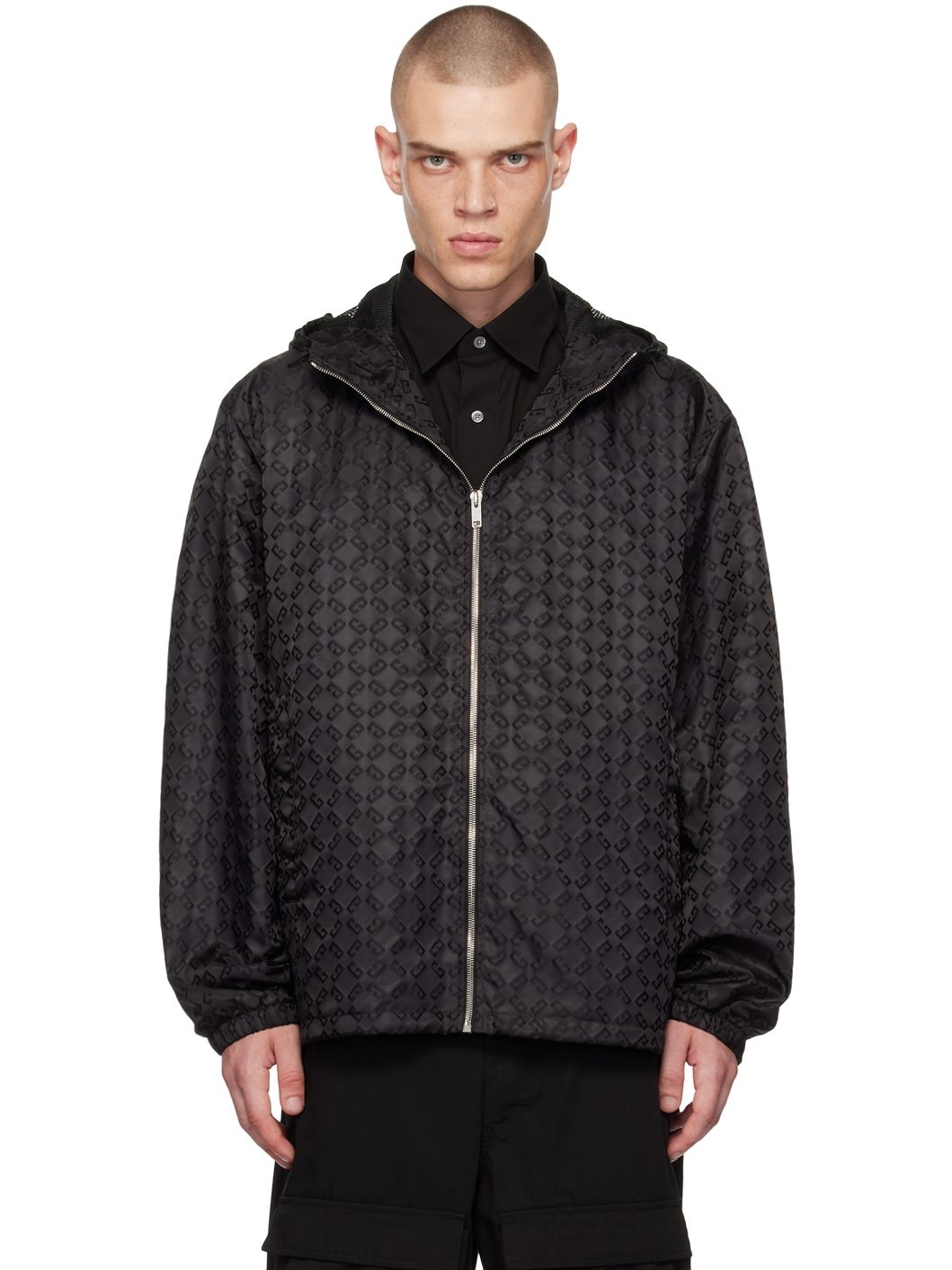Black Monogram Jacket - 1