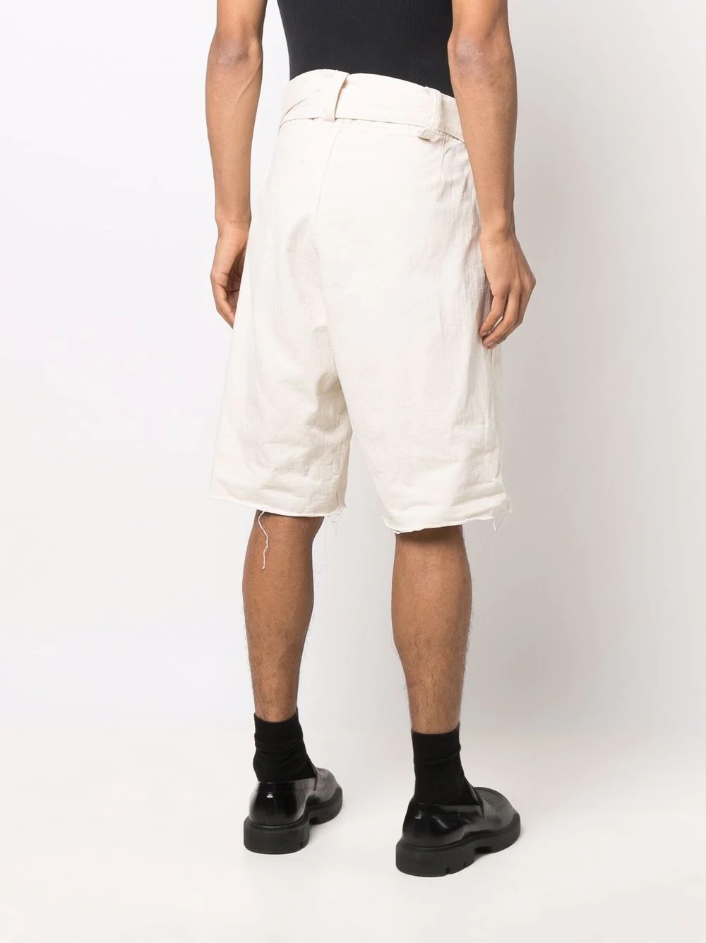 loose fit chino shorts - 4