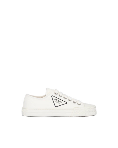 Prada Cotton canvas sneakers outlook