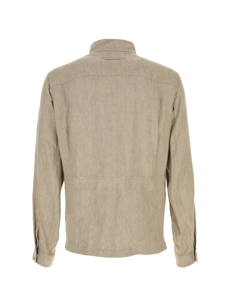 ZEGNA buttoned flap-pocket jacket outlook