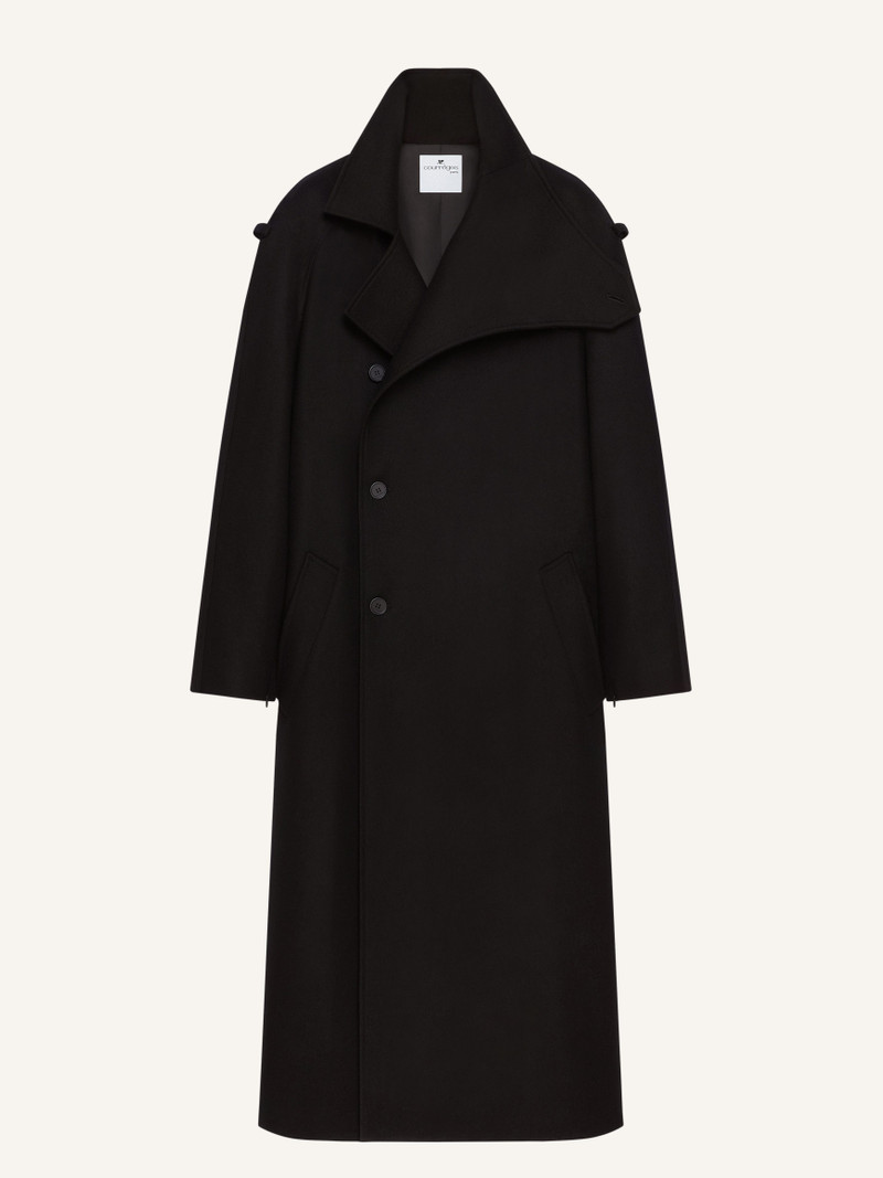 OBLIQUE WOOL TRENCH COAT 1