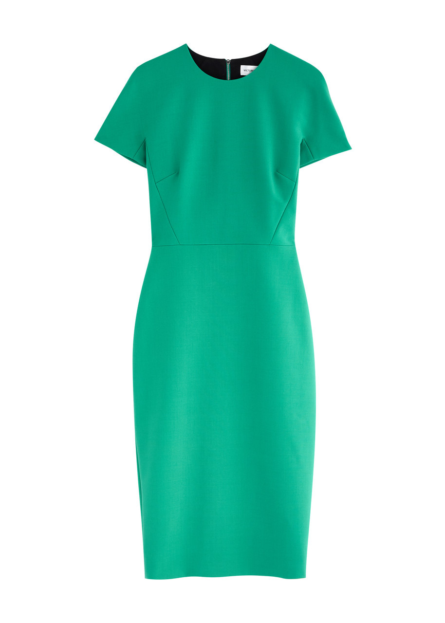 Victoria Beckham Woven Midi Dress - 1