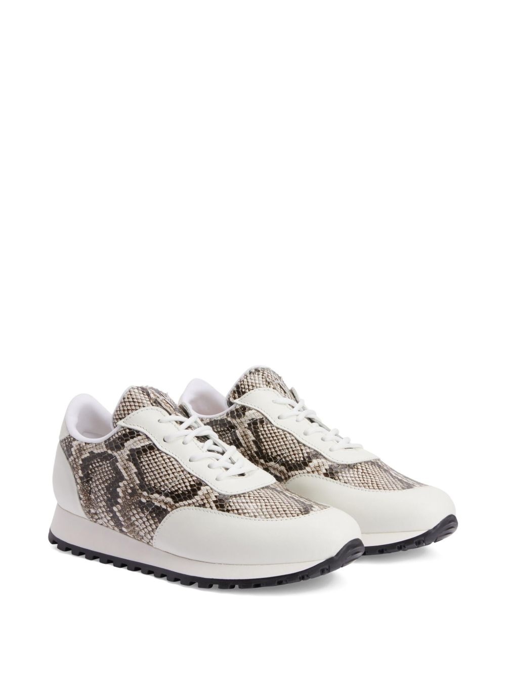 Jim snakeskin leather sneakers - 2