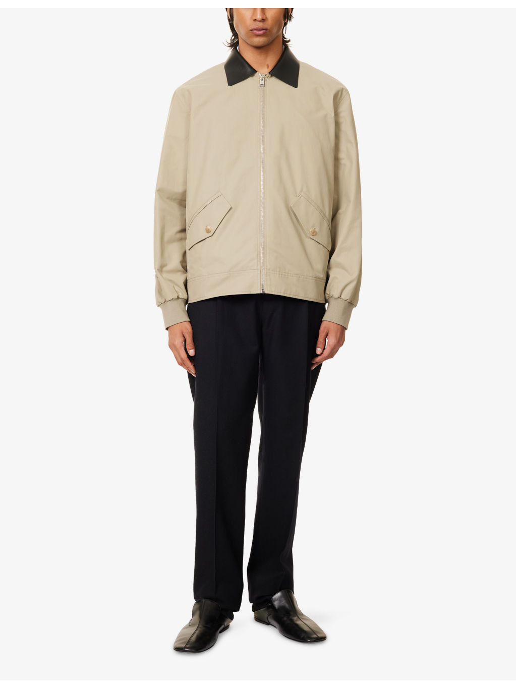 Tapered-Leg Belted Wool Trousers - 2